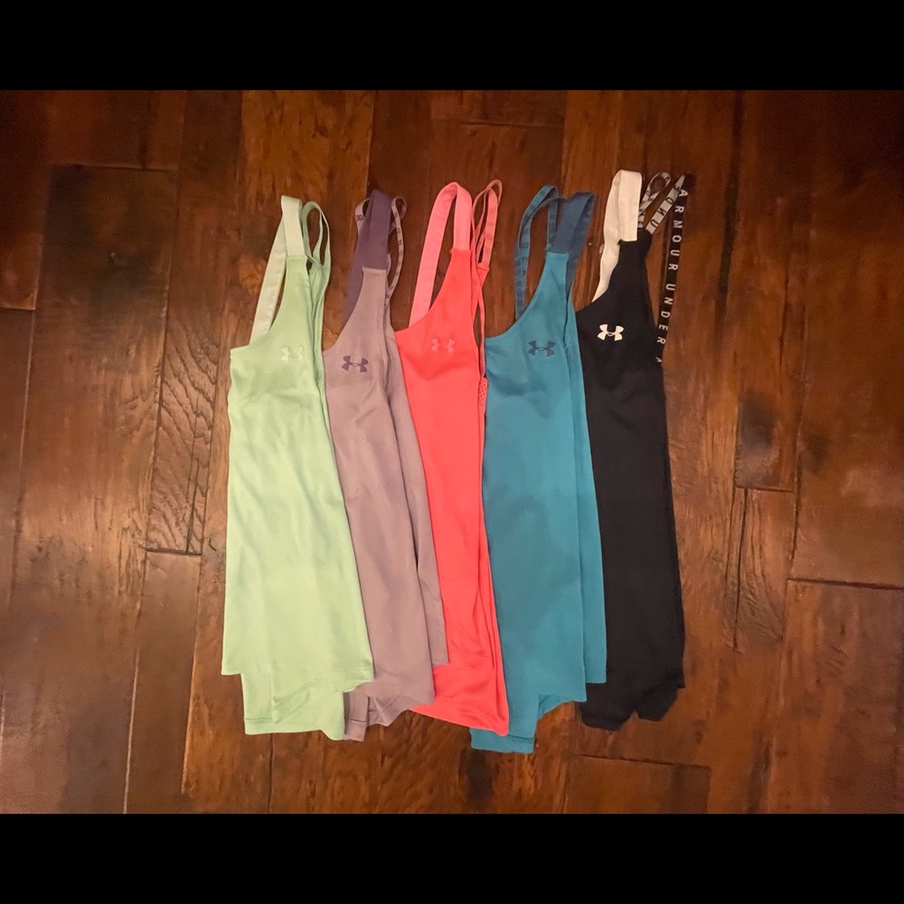 Under Armour Double Strap Tanks